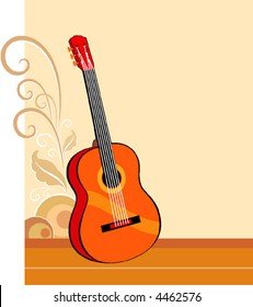 Musical instrument. Background.