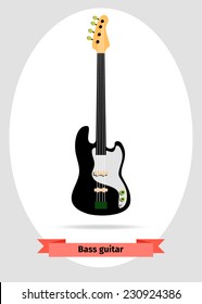 Musical instrument bass guitar