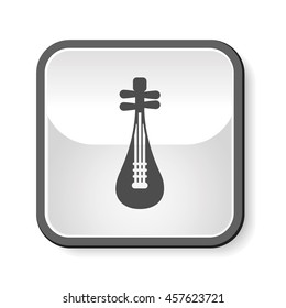 musical instrument Chinese lute icon