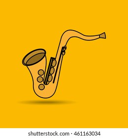 musical instrument design, vector illustration eps10 graphic 