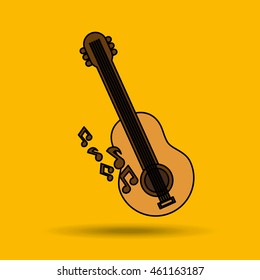 musical instrument design, vector illustration eps10 graphic 