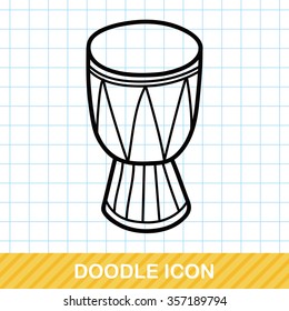 musical instrument drum doodle