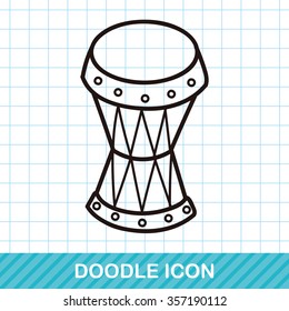 musical instrument drum doodle