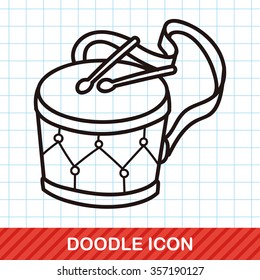 musical instrument drum doodle