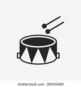 musical instrument drum icon