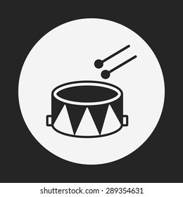 musical instrument drum icon