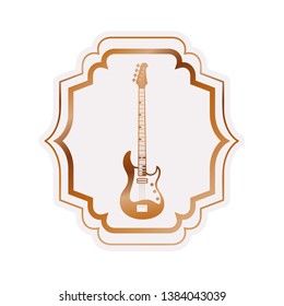 musical instrument electric guitar icon