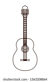 musical instrument guitar icon