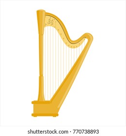 Musical instrument harp