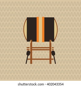 Musical instrument icon design , vector illustration