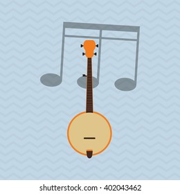 Musical instrument icon design , vector illustration