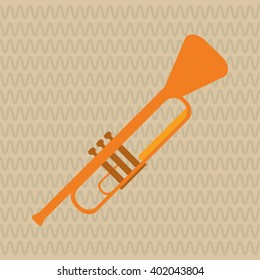 Musical instrument icon design , vector illustration