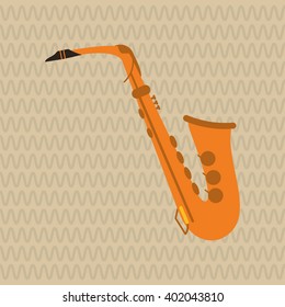 Musical instrument icon design , vector illustration