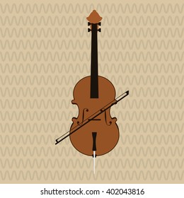 Musical instrument icon design , vector illustration