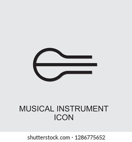 musical instrument icon . Editable filled musical instrument icon from music. Trendy musical instrument icon for web and mobile.