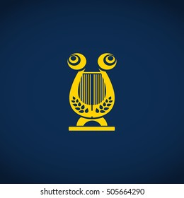 musical instrument icon - harp icon