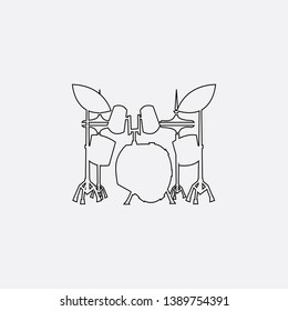 musical instrument icon sign signifier vector