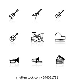 musical instrument icons
