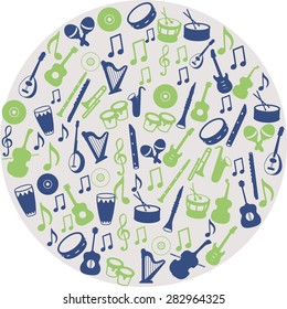 Musical instrument icons
