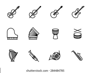 Musical Instrument Icons