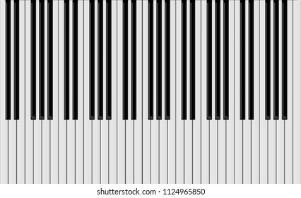 Musical instrument. Key piano, keyboard. Melody.Vector illustrations
