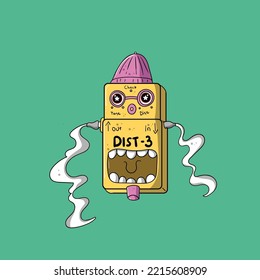 Musical Instrument  Monster Cute for Element Design 