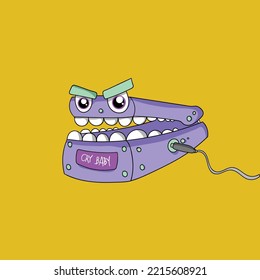 Monstre d'instruments de musique pour la conception d'éléments 