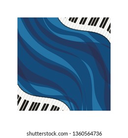musical instrument pattern piano keyboard
