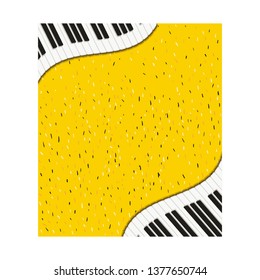 musical instrument pattern piano keyboard