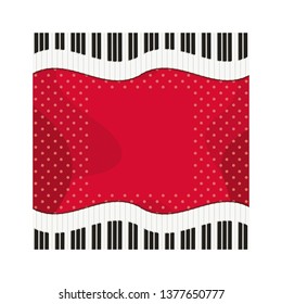 musical instrument pattern piano keyboard