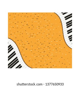 musical instrument pattern piano keyboard