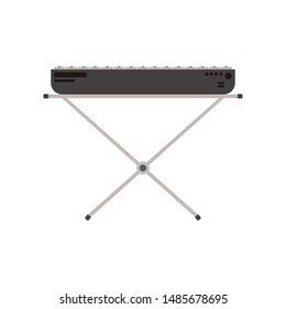 musical instrument piano keyboard on white background