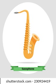 Musical instrument saxophone