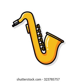 Saxophone Cartoon Images Stock Photos Vectors Shutterstock