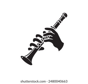 musical instrument  silhouette vector art