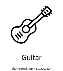 A musical instrument with strings and handle to grip with, giving pleasant sound for entertainment, guitar 