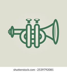 Musical instrument trendy artwork attractive abstract vector illustration colorful practical design.eps
