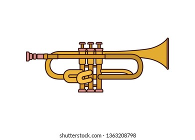 musical instrument trumpet icon