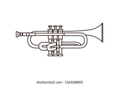 musical instrument trumpet icon