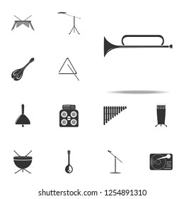 musical instrument trumpet icon. Music Instruments icons universal set for web and mobile