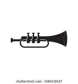 Musical instrument Trumpet logo design
