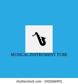 musical instrument tube icon sign signifier vector