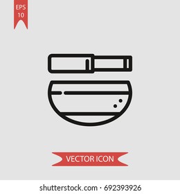 Musical instrument vector icon, illustration symbol