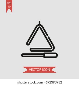 Musical instrument vector icon, illustration symbol