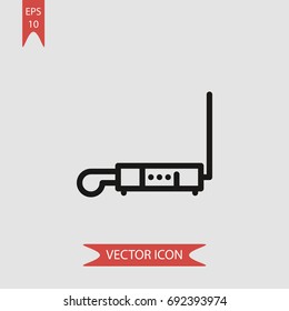 Musical instrument vector icon, illustration symbol