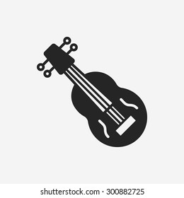 musical instrument violin icon
