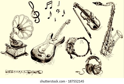 musical instruments