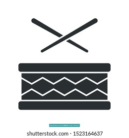 Musical instruments icon vector illustration logo template for many purpose. Isolated on white background.