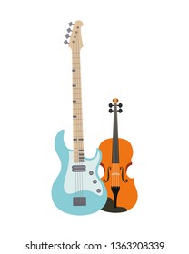 musical instruments isolated icon