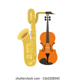musical instruments isolated icon